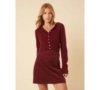 Nobody's Child Pure Cotton Mini A-Line Skirt Red