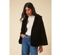 Nobody's Child Velvet Quilted Jacket Black