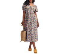 Nobody's Child Women's Genevieve Floral Midi Dress - Multicoloured - Multicoloured - 6 UK