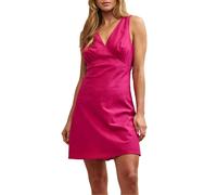 Nobody's Child Women's Harriet Mini Dress - Pink - Pink - 10 UK - 70% Cotton/30% Linen