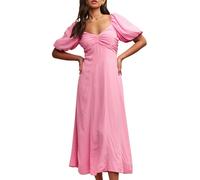 Nobody's Child Women's Peony Midaxi Dress - Pink - Pink - 6 UK - 65% Eco Vero Viscose/35% Viscose