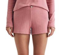 Nobody's Child Women's Pointelle Pyjama Shorts - Pink - Pink - L - 65% Organic Cotton/35% Recycled Polyester