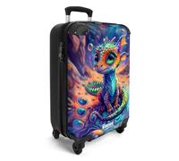 NoBoringSuitcases.com® Children's Luggage Kids Suitcase for Boys - Hand Luggage - Cabin Suitcase - Travel Suitcase with Wheels - Trolley 55x40x20 cm - Little Dragon in Fantasy World - 20 Inch - 10kg