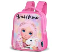 NoBoringSuitcases© Kids Backpack 8L Childrens Primary Secondary School Backpack Pink Bookbag Teens Girls Bag Kindergarten Rucksack Small Lightweight Daypack Back Pack Colorfull