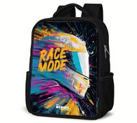 NoBoringSuitcases© Kids Backpack 8L School Bag Kindergarten Black Bookbag Teens Daypack Lightweight Back Pack Elementary Small Backpack Unisex Primary Rucksack Childeren Backpacks