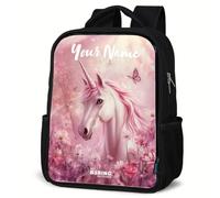 NoBoringSuitcases© Kids Backpack 8L School Bag Kindergarten Black Bookbag Teens Daypack Lightweight Back Pack Elementary Small Backpack Unisex Primary Rucksack Childeren Backpacks