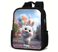 NoBoringSuitcases© Kids Backpack 8L School Bag Kindergarten Black Bookbag Teens Daypack Lightweight Back Pack Elementary Small Backpack Unisex Primary Rucksack Childeren Backpacks