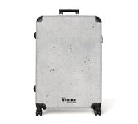 NoBoringSuitcases© Large Suitcase Extra XL Luggage Hold Check in Travel | 77x51.5x28 cm - Case Lightweight 4 Wheel Hard Shell Big Trolley Grey - Concrete - Neutral