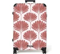 NoBoringSuitcases© Large Suitcase XL Adult Extra Luggage Hold Check in | 77x51.5x28 cm - Travel Case Lightweight 4 Wheel Hard Shell Big Trolley Fan - Motif - Terra