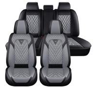 NOBQUA Car Seat Covers for Citroen Berlingo I II III Multispace Compatible - Nappa Leather Full Set for 5 Seats Waterproof Scratch Resistant