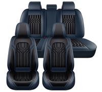 NOBQUA Car Seat Covers for Kia Venga YN Crossover Seven Compatible - Nappa Leather Full Set for 237 Seats Waterproof Scratch Resistant