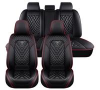 NOBQUA Car Seat Covers for Mercedes-Benz M-Class W163 ML230 ML270 ML320 ML350 ML500 AMG ML55 Compatible - Nappa Leather Full Set for 5 Seats Waterproof Scratch Resistant