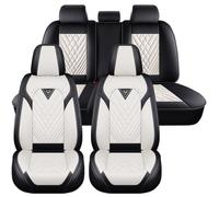 NOBQUA Car Seat Covers for Mercedes-Benz M-Class W163 ML230 ML270 ML320 ML350 ML500 AMG ML55 Compatible - Nappa Leather Full Set for 5 Seats Waterproof Scratch Resistant