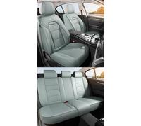 NOBQUA Car Seat Covers Premium Waterproof Leather Cushion, Universal Accessories Fit SUV Truck Sedan, Automotive Vehicle Auto Interior Protector Full Set, 5 Seat Front and Rear Car Seat Cover Sets