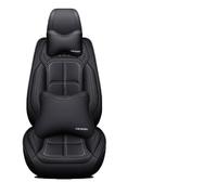 NOBQUA Car Seat Covers Premium Waterproof Leather Cushion, Universal Accessories Fit SUV Truck Sedan, Automotive Vehicle Auto Interior Protector Full Set, 5 Seat Front and Rear Car Seat Cover Sets