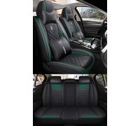 NOBQUA Leather Car Seat Covers Full Set for 5 Seats - Fits Audi Q2 Q3 Q4 Q5 Q7 Q8 e-tron / Q4 e-tron - Waterproof, Anti-Slip - Universal Fit for Most Cars & SUVs