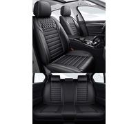 NOBQUA Leather Car Seat Covers Full Set for 5 Seats - Fits Dacia Duster Sandero Logan - Waterproof, Anti-Slip - Universal Fit for Most Cars & SUVs