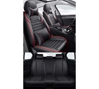 NOBQUA Leather Car Seat Covers Full Set for 5 Seats - Fits Hyundai Tucson i30 Kona i20 Santa Fe Elantra Bayon Ioniq - Waterproof, Anti-Slip - Universal Fit for Most Cars & SUVs