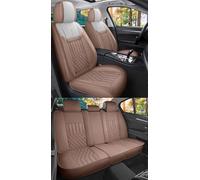 NOBQUA Leather Car Seat Covers Full Set for 5 Seats - Fits Hyundai Tucson i30 Kona i20 Santa Fe Elantra Bayon Ioniq - Waterproof, Anti-Slip - Universal Fit for Most Cars & SUVs