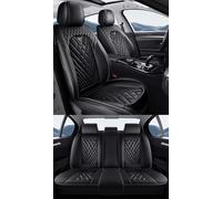 NOBQUA Leather Car Seat Covers Full Set for 5 Seats - Fits Mazda CX-5 CX-30 MX-5 Mazda2 Mazda3 Mazda6 - Waterproof, Anti-Slip - Universal Fit for Most Cars & SUVs