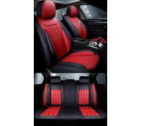 NOBQUA Leather Car Seat Covers Full Set for 5 Seats - Fits Mercedes-Benz A-Class B-Class C-Class E-Class S-Class - Waterproof, Anti-Slip - Universal Fit for Most Cars & SUVs