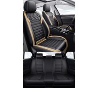 NOBQUA Leather Car Seat Covers Full Set for 5 Seats - Fits MG HS/ZS BYD Atto 3 /Seal/Tang - Waterproof, Anti-Slip - Universal Fit for Most Cars & SUVs