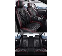 NOBQUA Leather Car Seat Covers Full Set for 5 Seats - Fits Peugeot 208 2008 3008 5008 - Waterproof, Anti-Slip - Universal Fit for Most Cars & SUVs