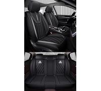 NOBQUA Leather Car Seat Covers Full Set for 5 Seats - Fits Skoda Octavia Fabia Kamiq Kodiaq - Waterproof, Anti-Slip - Universal Fit for Most Cars & SUVs