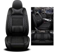 NOBQUA Universal PU Leather Car Seat Covers for 5 Seats - Waterproof, Scratch-Resistant, Breathable, Anti-Slip, Easy to Clean - Fit for SUV, Truck, Saloon, Van - Car Seat Protector Set
