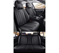 NOBQUA Universal PU Leather Car Seat Covers for 5 Seats - Waterproof, Scratch-Resistant, Breathable, Anti-Slip, Easy to Clean - Fit for SUV, Truck, Saloon, Van - Car Seat Protector Set