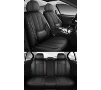 NOBQUA Universal PU Leather Car Seat Covers for 5 Seats - Waterproof, Scratch-Resistant, Breathable, Anti-Slip, Easy to Clean - Fit for SUV, Truck, Saloon, Van - Car Seat Protector Set