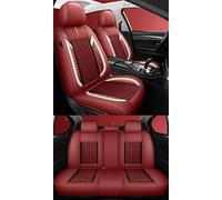 NOBQUA Universal PU Leather Car Seat Covers for 5 Seats - Waterproof, Scratch-Resistant, Breathable, Anti-Slip, Easy to Clean - Fit for SUV, Truck, Saloon, Van - Car Seat Protector Set