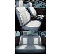 NOBQUA Universal PU Leather Car Seat Covers for 5 Seats - Waterproof, Scratch-Resistant, Breathable, Anti-Slip, Easy to Clean - Fit for SUV, Truck, Saloon, Van - Car Seat Protector Set