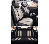 NOBQUA Universal PU Leather Car Seat Covers for 5 Seats - Waterproof, Scratch-Resistant, Breathable, Anti-Slip, Easy to Clean - Fit for SUV, Truck, Saloon, Van - Car Seat Protector Set