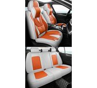 NOBQUA Universal PU Leather Car Seat Covers for 5 Seats - Waterproof, Scratch-Resistant, Breathable, Anti-Slip, Easy to Clean - Fit for SUV, Truck, Saloon, Van - Car Seat Protector Set