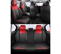 NOBQUA Universal PU Leather Car Seat Covers for 5 Seats - Waterproof, Scratch-Resistant, Breathable, Anti-Slip, Easy to Clean - Fit for SUV, Truck, Saloon, Van - Car Seat Protector Set
