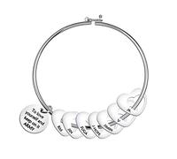 NOBRAND MYOSPARK Army Gift to Love Yourself and Keep On It Army Bracelet DIY Bracelet Jewelry Making Gift for Korean Group Fans Girls (DIY BR)