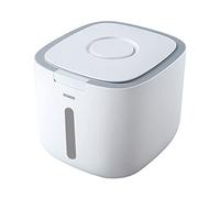 Nobranded Nano Kitchen Collection Bucket Rice Cylinder Anti Insect Anit Moisture Sealed Food Storage Container for Kitchen Rice Flour Soybean Grain Cereal - Gray 10kg