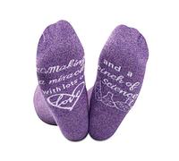 NOBRANDS IVF Gift IVF Transfer Day Gift Inspirational Infertility Socks for Women Lucky Transfer Socks In-vitro IVF Socks Infertility Socks (making a miracle EU)