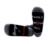 NOBRANDS PYOUL Always and Forever Family Above All Socks The Originals Inspired Gift The Vampire Fans Gift TV Shows Inspired Gift (Always and Forever)