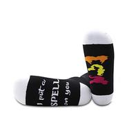 NOBRANDS PYOUL Sanderson Sisters Lover Gift Hocus Pocus Gift Halloween Socks I Put A SPELL On You Socks Witch Gift (Put A SPELL 1 pair)