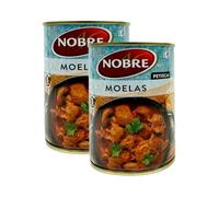 Nobre Moelas 420G Chicken Gizzard Stew Canned Food Portuguese Meal Product of Portugal Pack of 2
