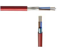 NoBurn Platinum Fire Resistant Cable -20°C to 70°C Standard Fire Resistant Cable 1.5mm² 2+E Red 300/500V In Size Of 5M, 10M, 15M, 20M (5Meter)