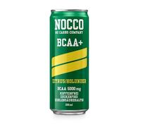 NOCCO BCAA+ Citrus/Elderflower 12 x 330ml | Zero Sugar | Functional Energy Drink | No Carbs Company | Vitamin Enhanced Zero Caffeine | Flavoured Functional Drinks for Health, Fitness and Everyday