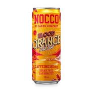 NOCCO BCAA DRINK | Blood Orange Del Sol 330 ml | BCAA | 105 mg caffeine | Energy drink | Buxtrade | Miscellaneous Quantities (12 cans)