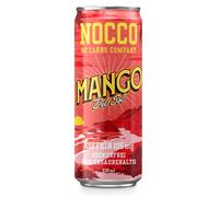 NOCCO BCAA DRINK Mango Del Sol 330 ml BCAA 105 mg Caffeine Energy Drink Buxtrade Various Quantities (12 Cans)