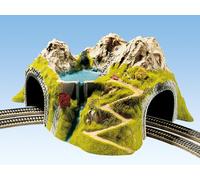 NOCH 05180 HO Scale Double Track Curved Gallery With Pond (R1 And R2)