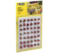Noch 07035 Coloured Grass Tufts XL Mini Set Flowering Red 42 Piece 6mm New
