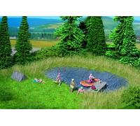 Noch 07442 Bathing Lake Natur+ Mat 22x20cm with Grass Tufts (10)