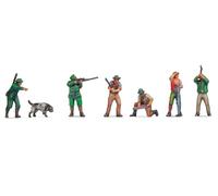 NOCH 1:160 Scale Hunter and Lumberjack Figures Perfect for Model Railway N